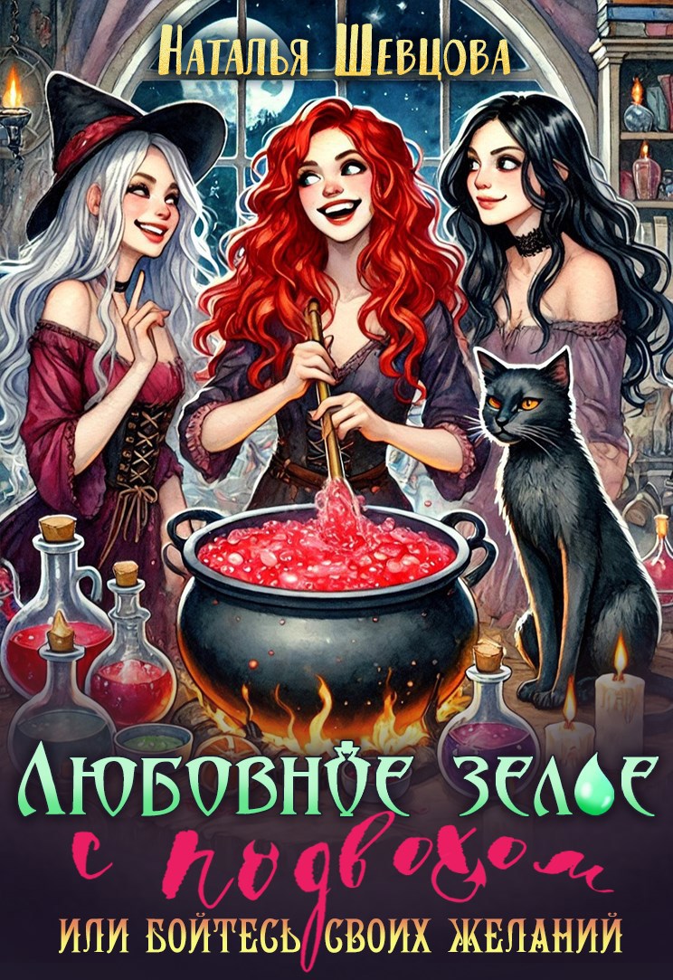 Обложка книги Любовное зелье с подвохом или бойтесь своих желаний...