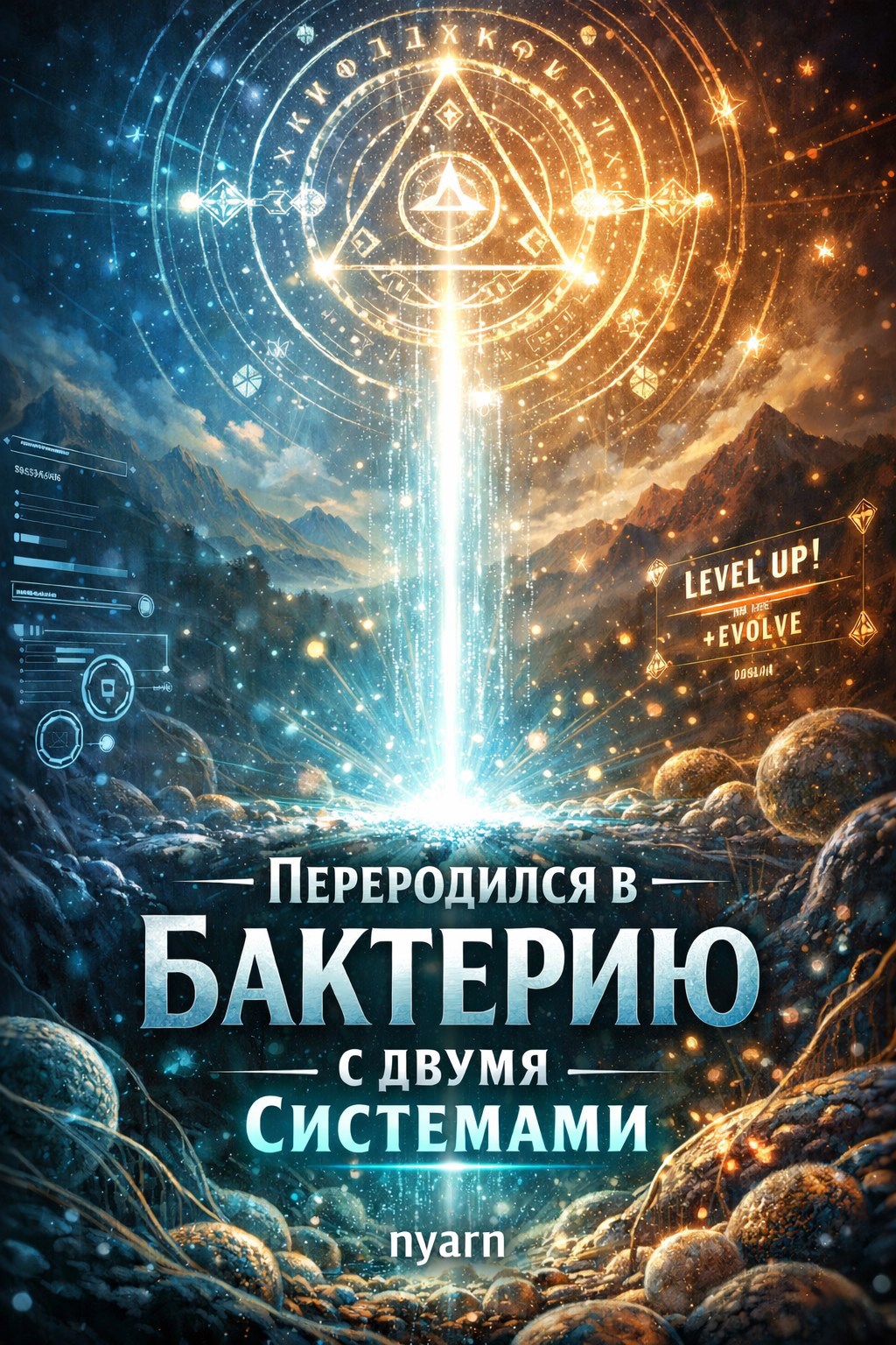 Обложка книги Я переродился бактерию с двумя Системами!