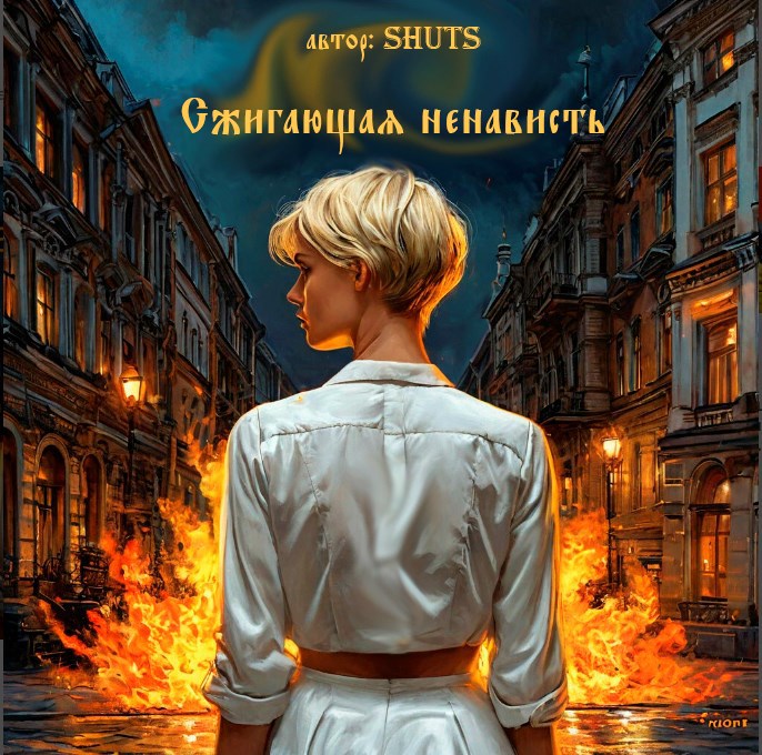 Обложка книги "Сжигающая ненависть"