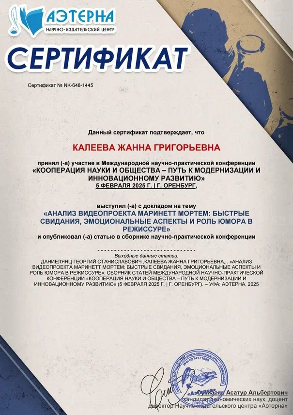 Обложка книги Анализ видеопроекта Маринетт Мортем: быстрые свидания, эмоциональные аспекты и роль юмора в режиссуре