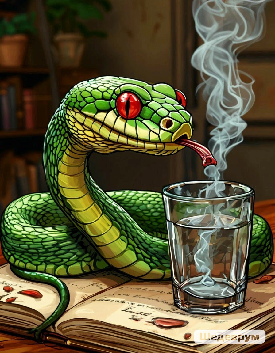 Обложка книги Змеи, которых заметят немногие...