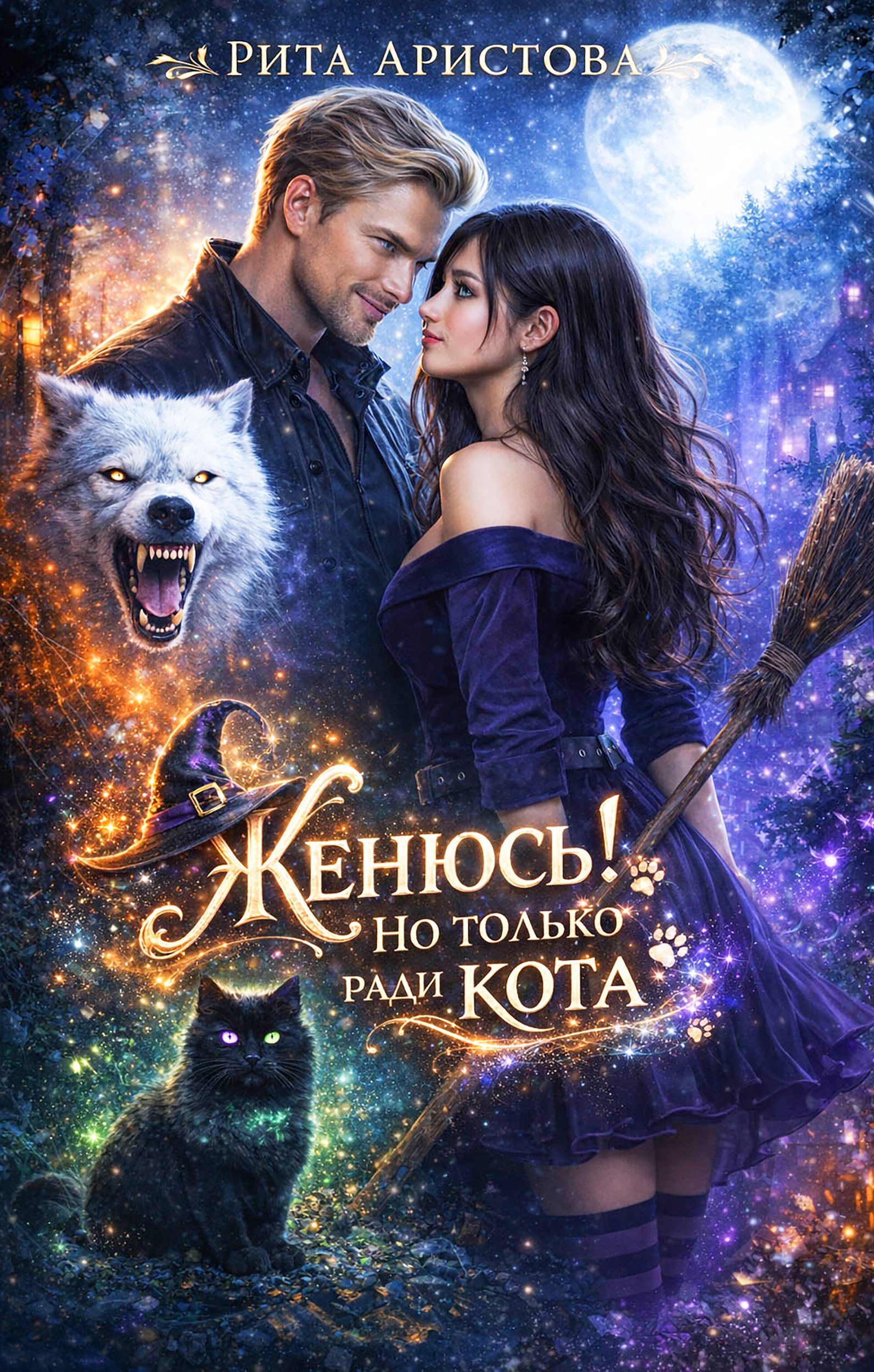 Обложка книги Женюсь! Но только ради кота