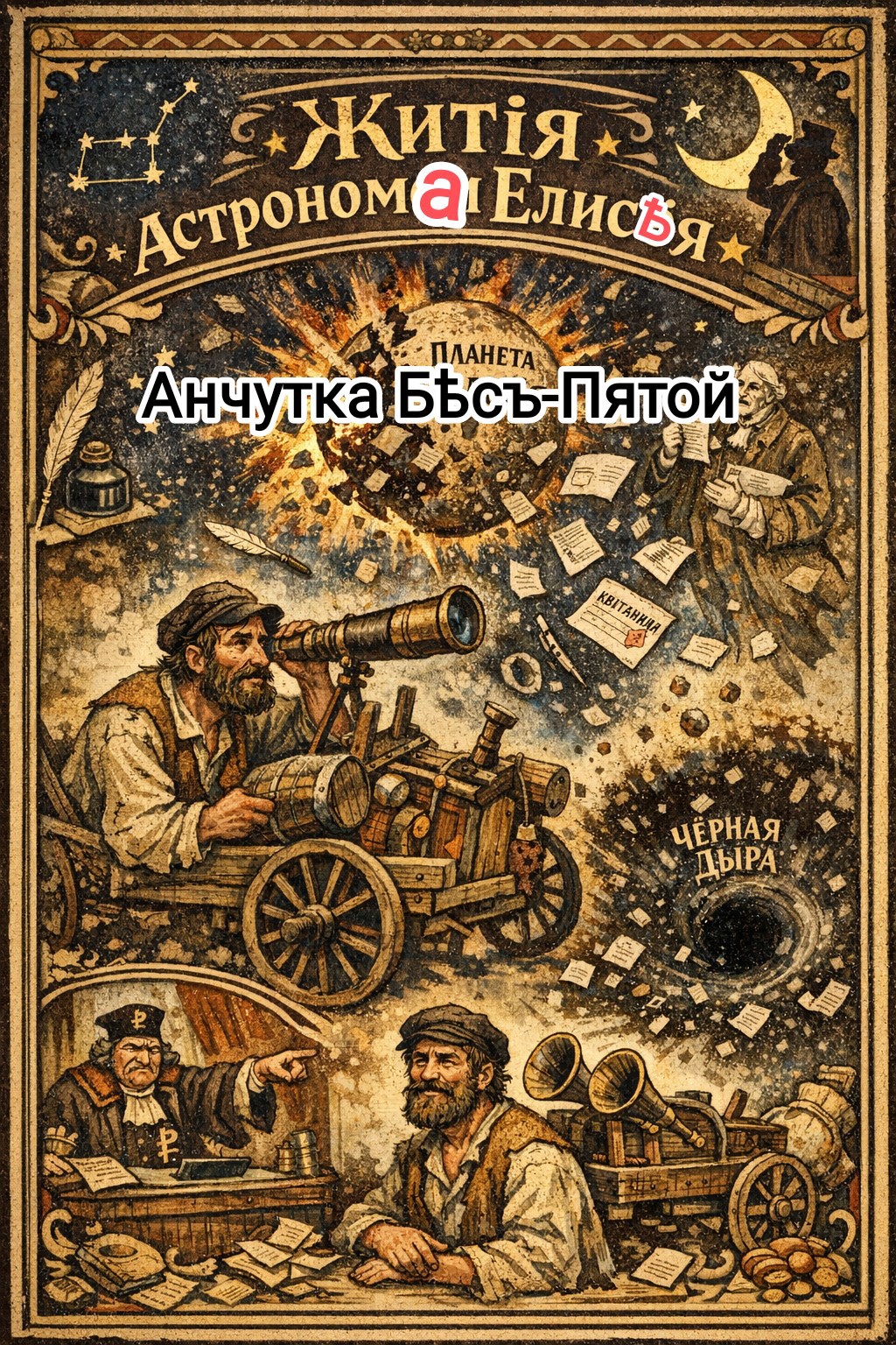 Обложка книги Житія астронома Елисѣя