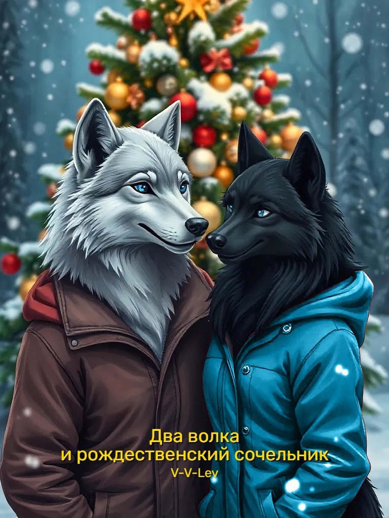 Обложка книги Два волка и рождественский сочельник
