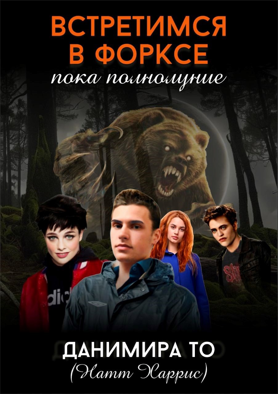Обложка книги Встретимся в Форксе, пока полнолуние...