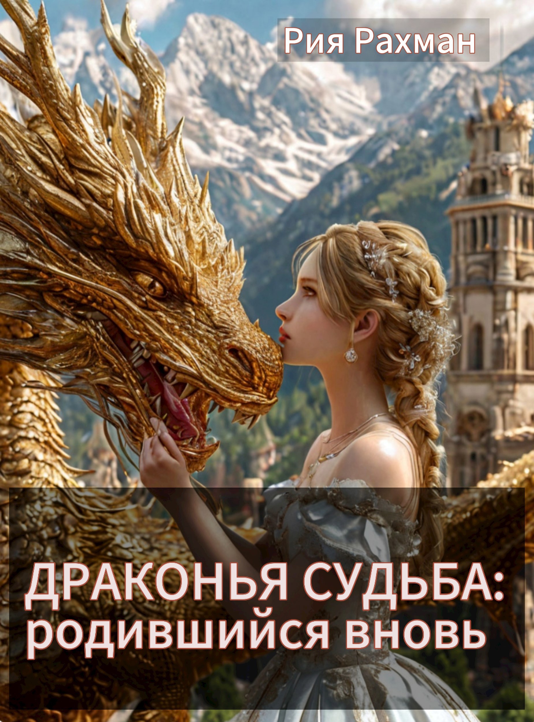 Обложка книги Драконья судьба: родившийся вновь