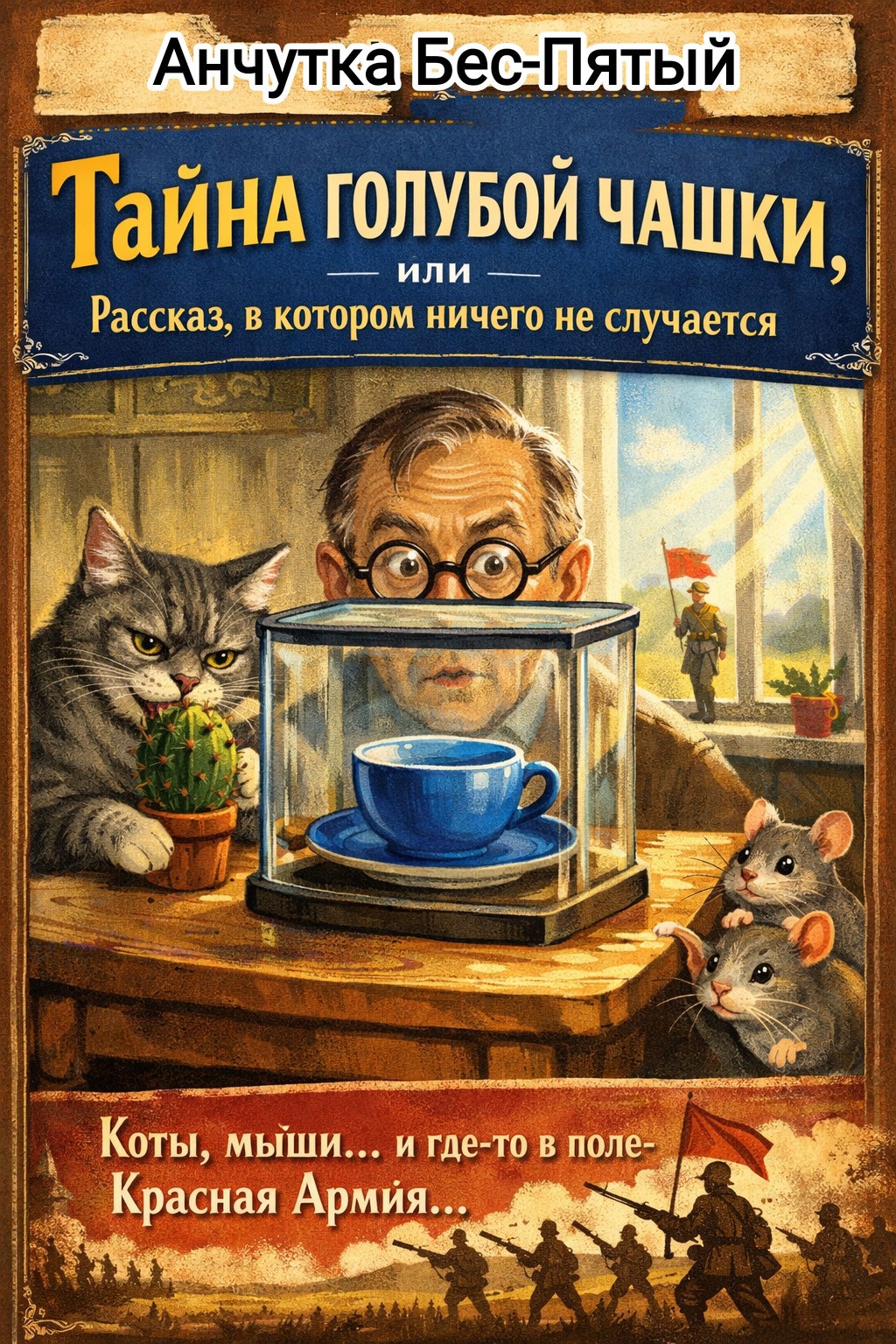 Обложка книги Тайна голубой чашки