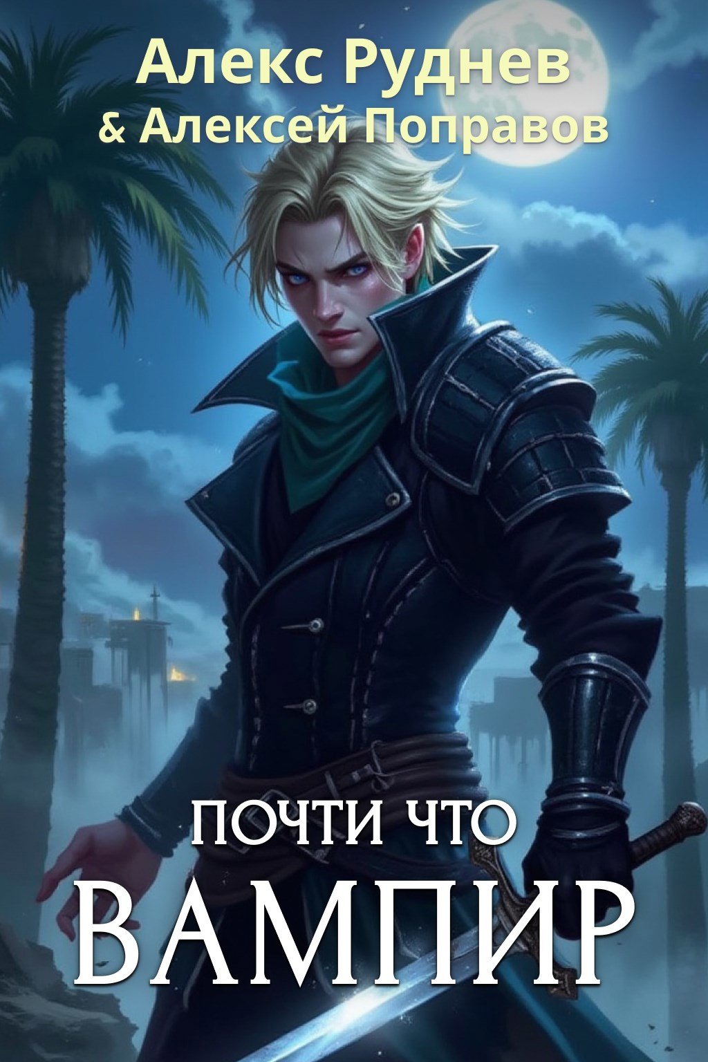 Обложка книги Почти что вампир