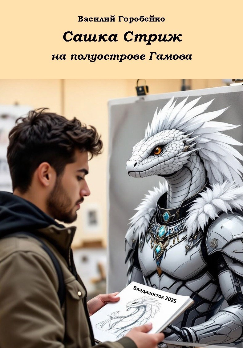 Обложка книги Сашка Стриж на полуострове Гамова