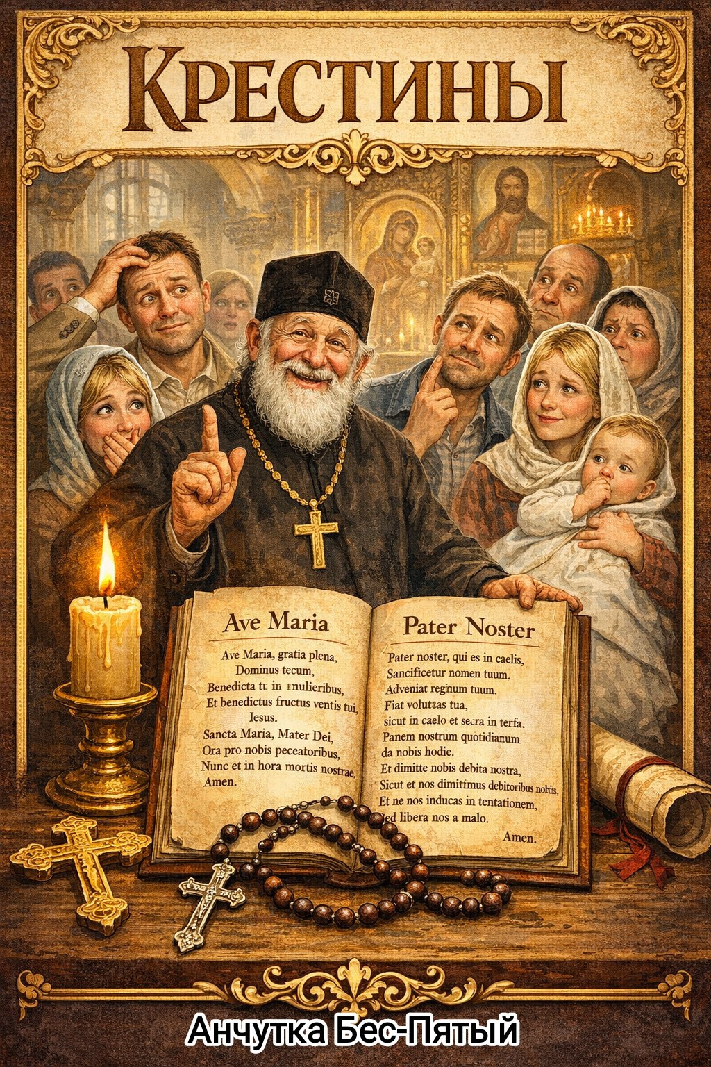 Обложка книги Крестины
