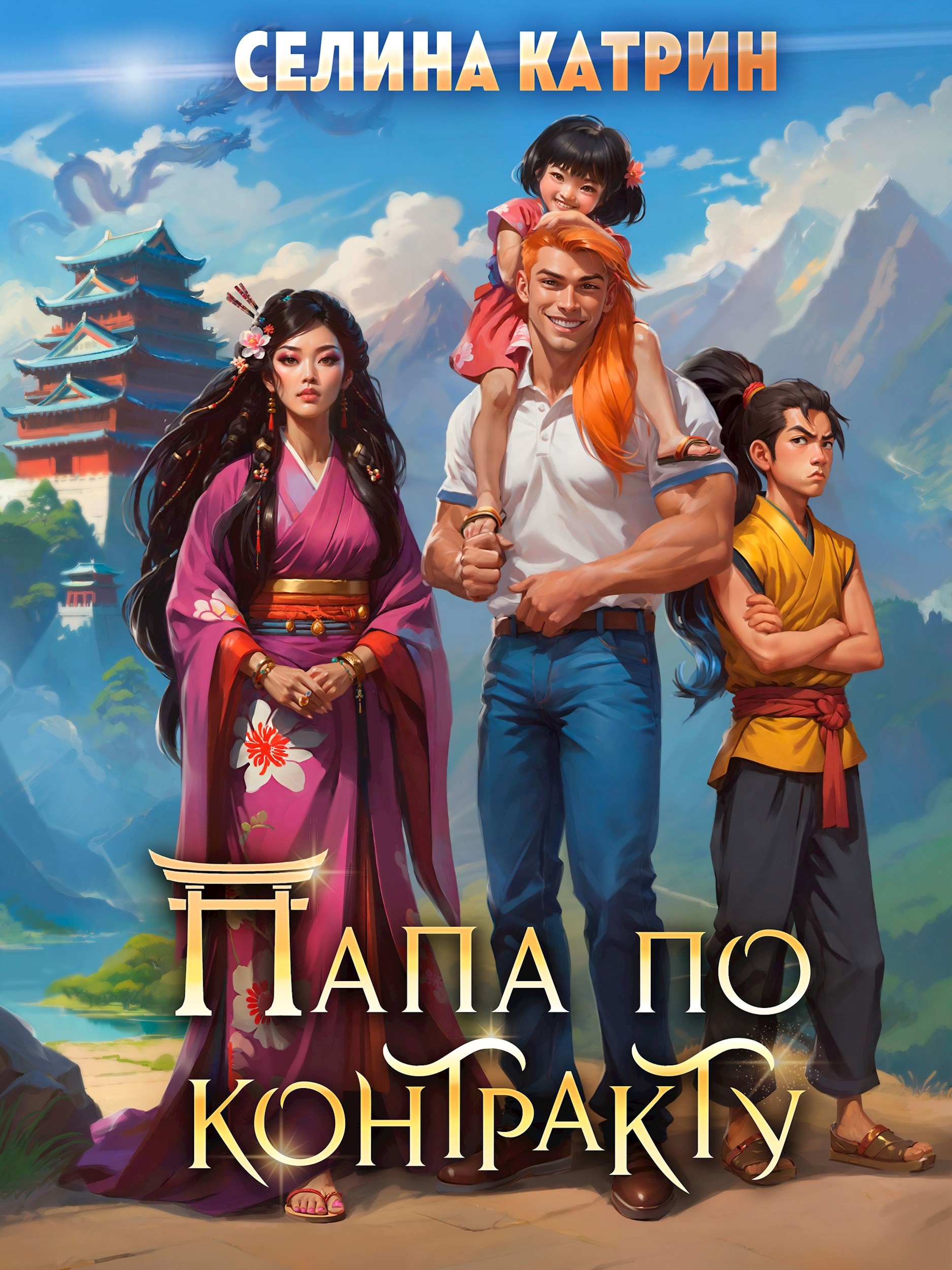 Обложка книги Папа по контракту, или Дракона нет, но вы держитесь!