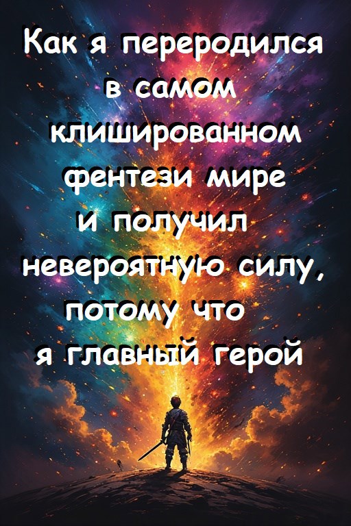 Обложка книги Как я переродился в самом клишированном фентези мире и получил невероятную силу, потому что я главный герой
