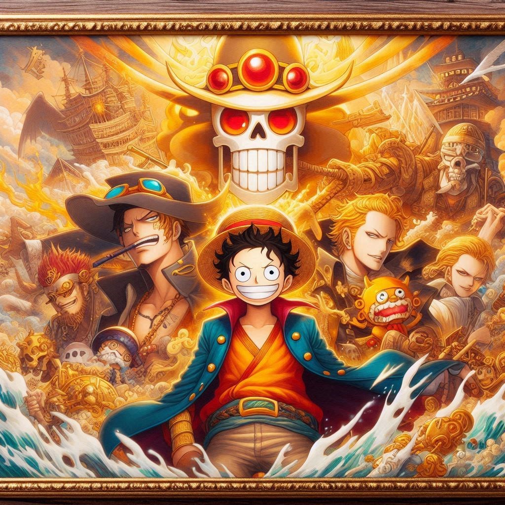 Обложка книги One Piece как сокровище Шамбалы: Золотой Роджер, Джой Бой и пророчества о Золотом Веке