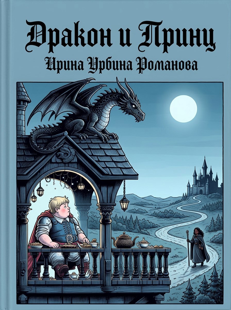 Обложка книги Дракон и Принц