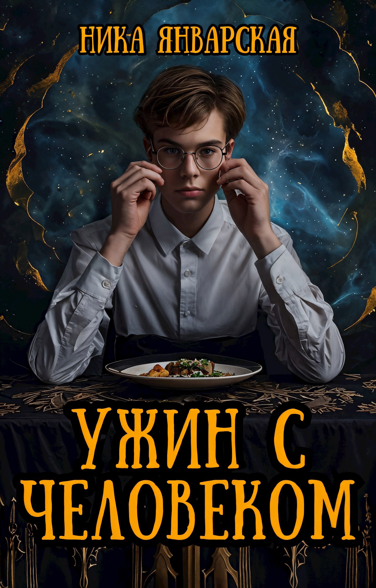 Обложка книги Ужин с человеком