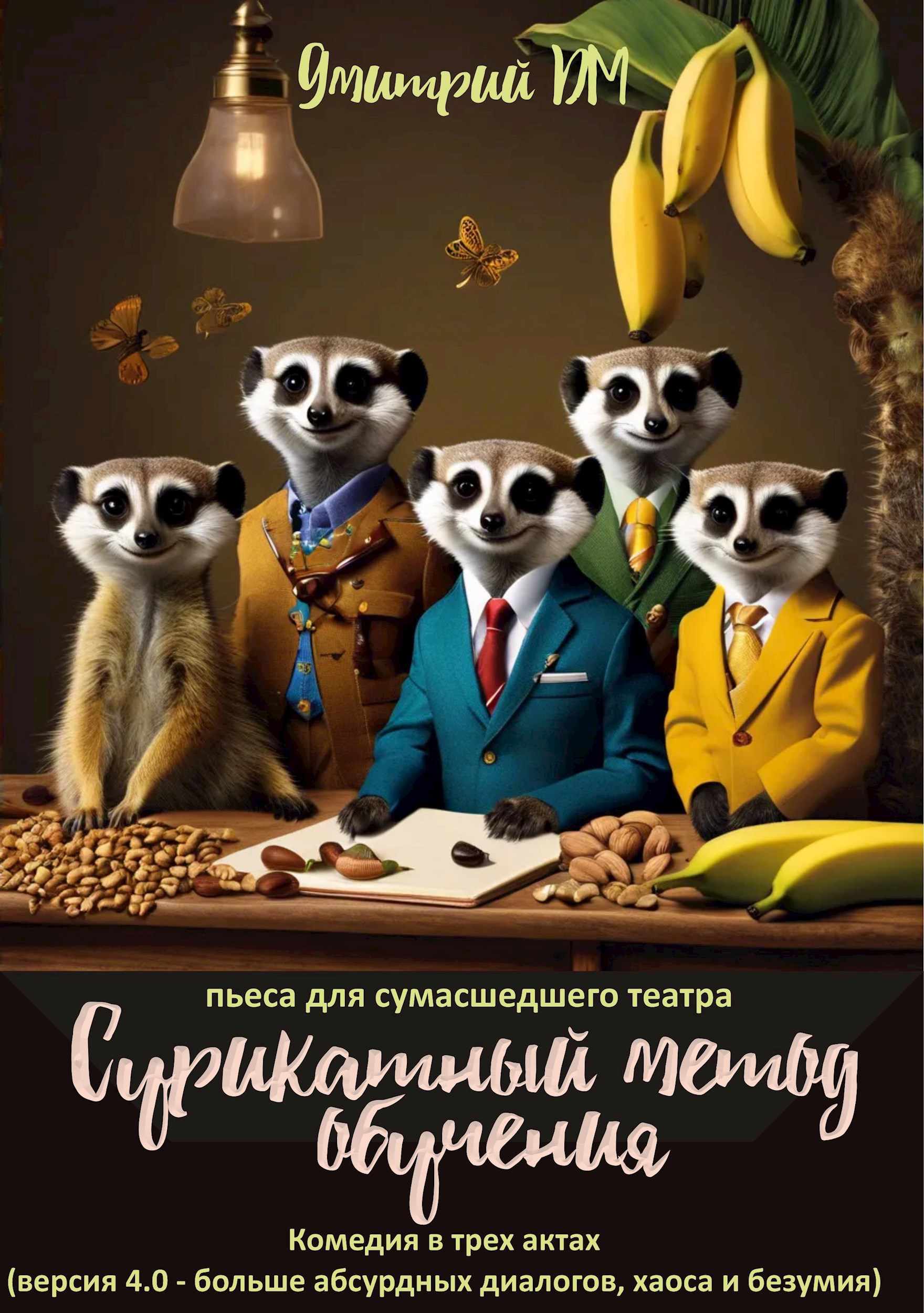 Обложка книги пьеса для театра "Сурикатный метод обучения"