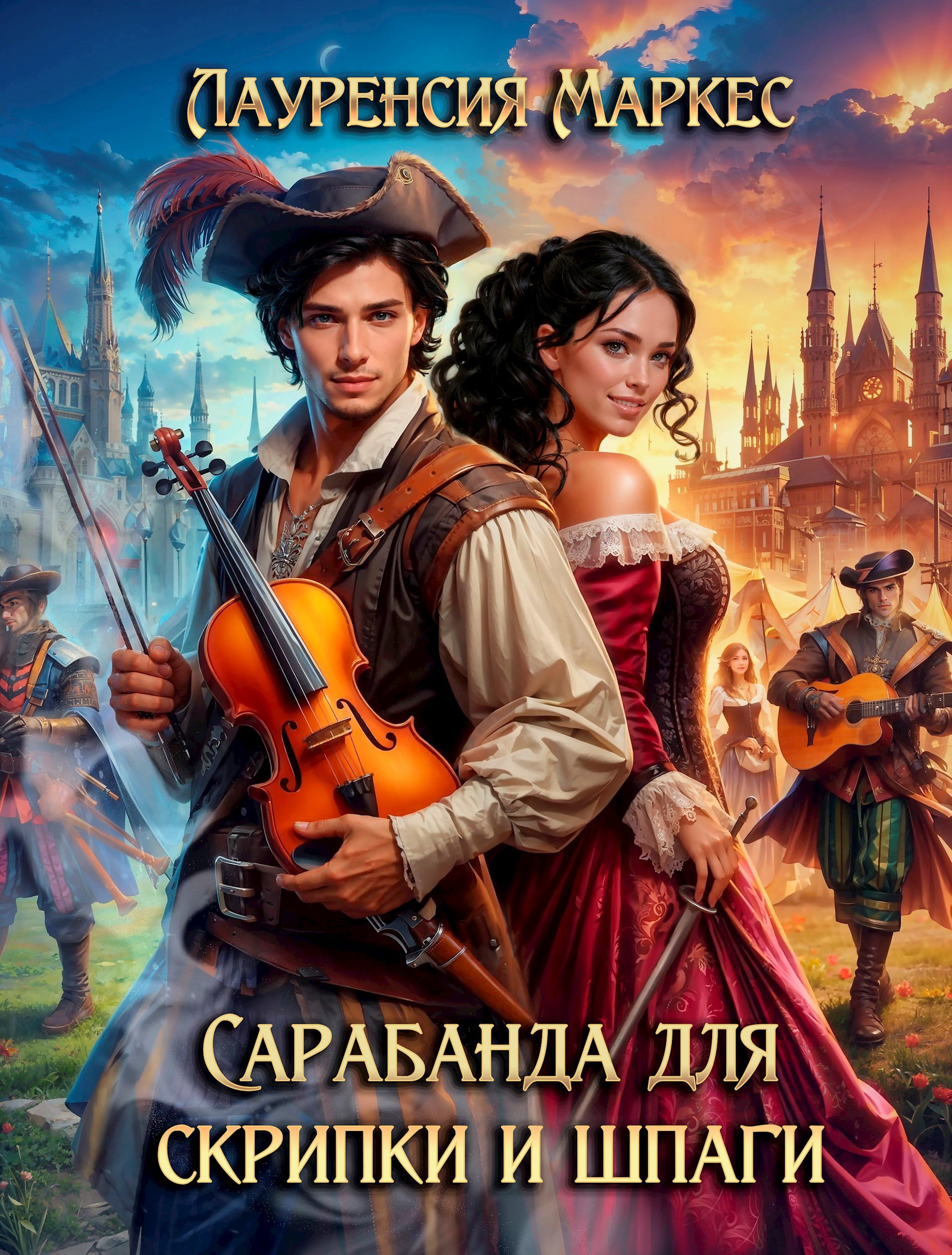 Обложка книги Сарабанда для скрипки и шпаги