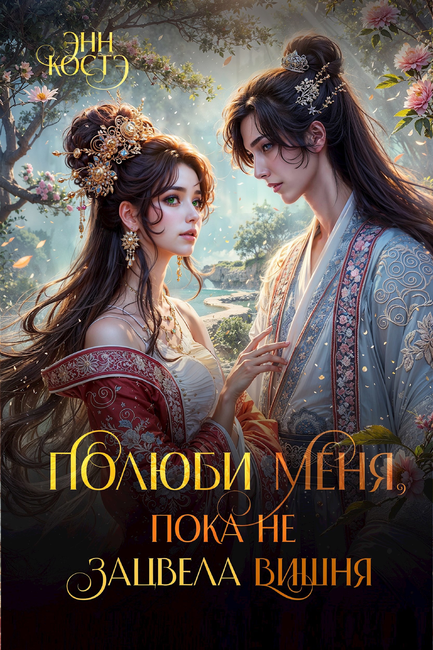 Обложка книги Полюби меня, пока не зацвела вишня