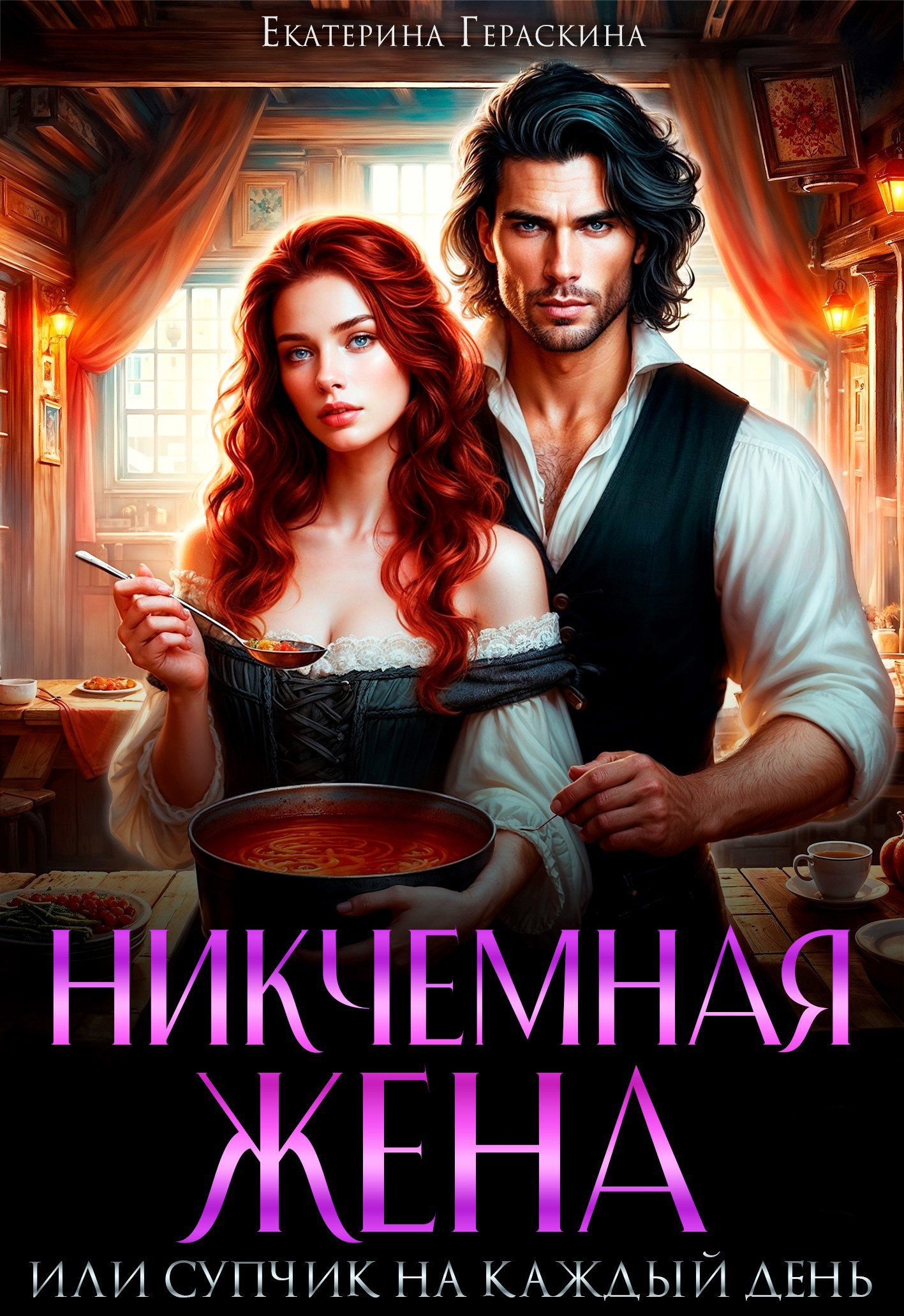 Обложка книги Никчемная жена, или супчик на каждый день