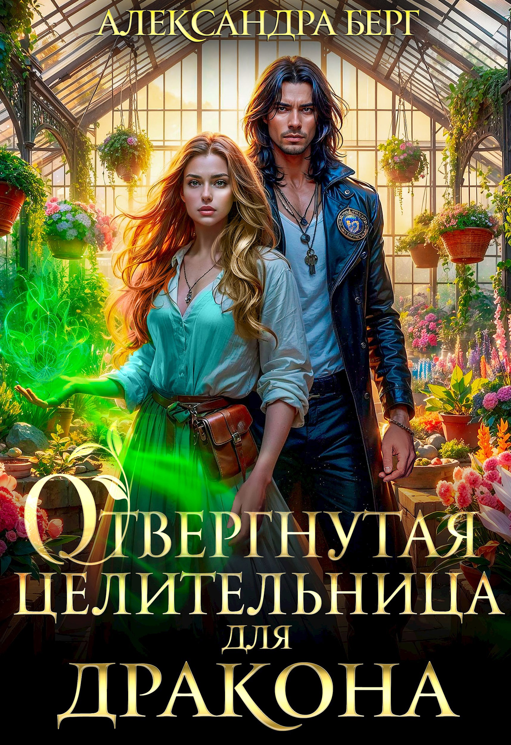 Обложка книги Отвергнутая целительница для Дракона