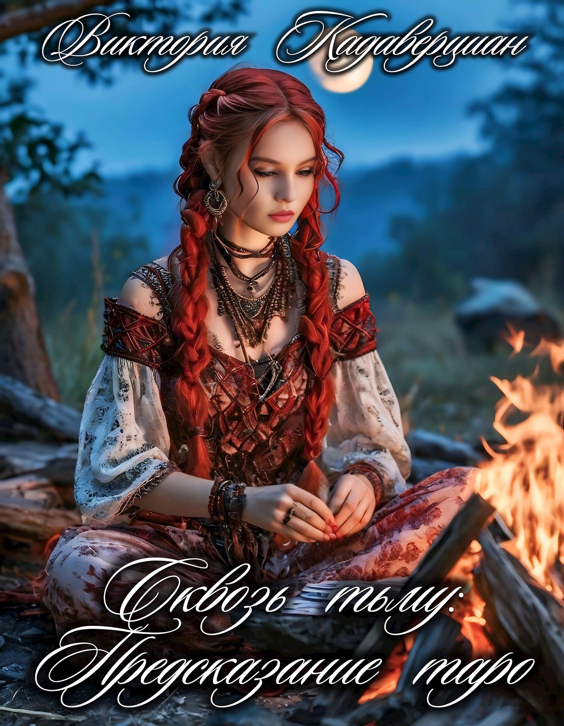 Обложка книги Сквозь тьму. Предсказание Таро