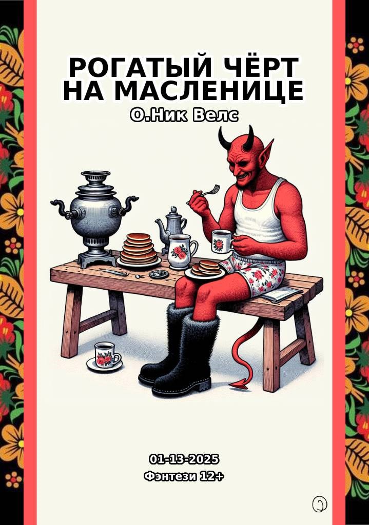 Обложка книги Рогатый Чёрт на Масленице