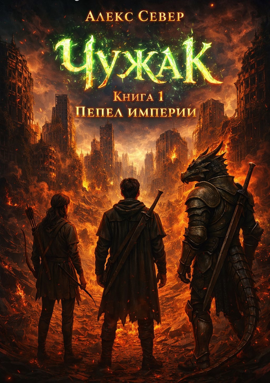 Обложка книги Чужак. Книга 1: Пепел империи