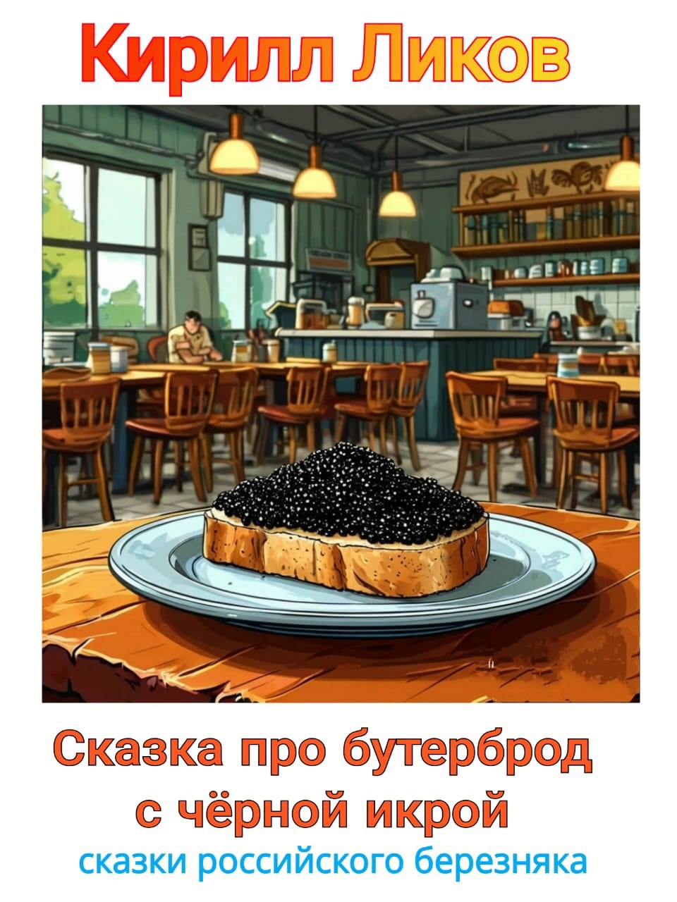 Обложка книги Сказка про бутерброд с черной икрой