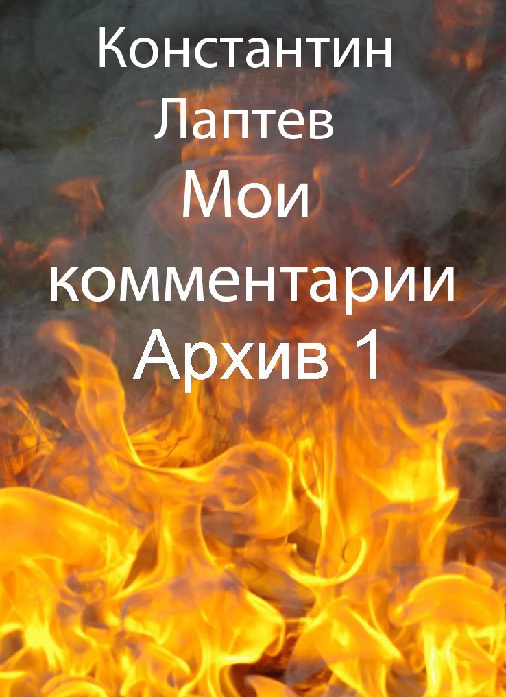 Обложка книги Мои комментарии. Архив 1