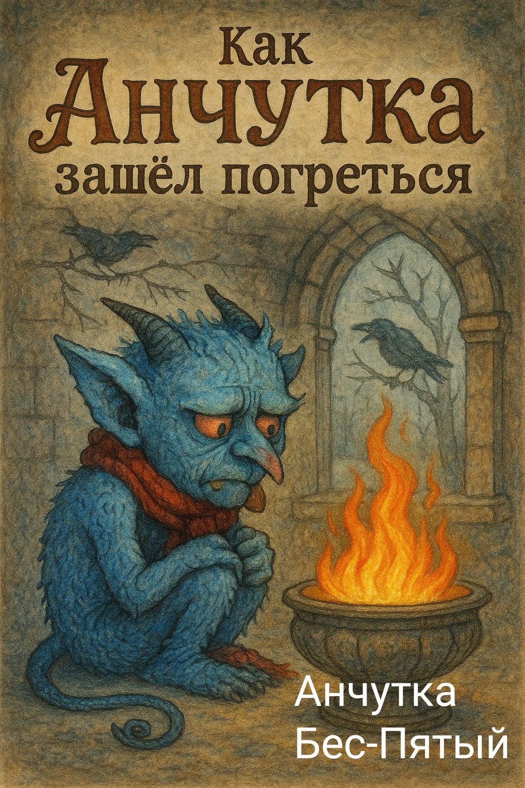 Обложка книги Как Анчутка зашёл погреться