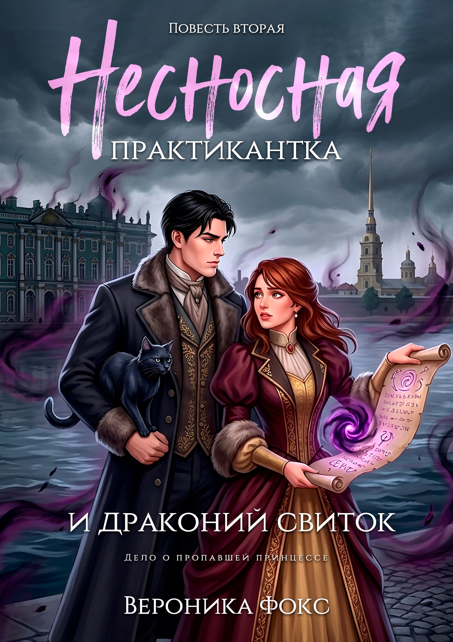 Обложка книги Несносная практикантка и драконий свиток