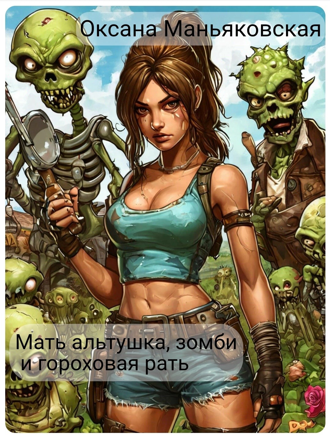 Обложка книги Мать альтушка, зомби и гороховая рать