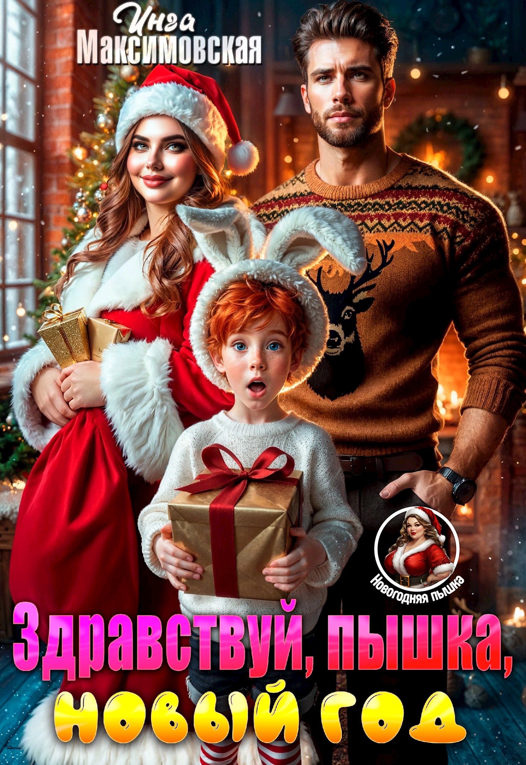 Обложка книги Здравствуй, пышка, Новый год