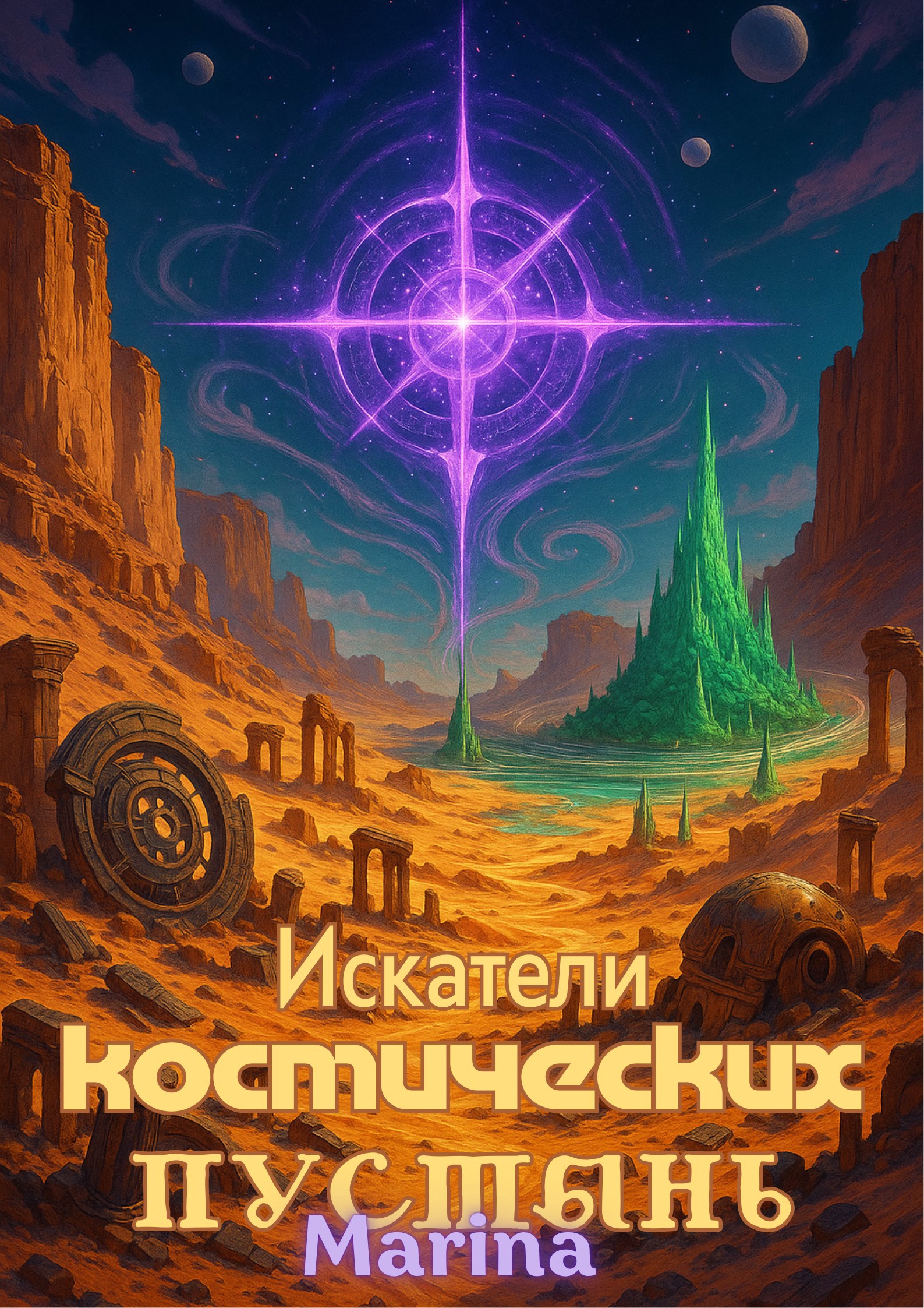 Обложка книги Искатели космических Пустынь