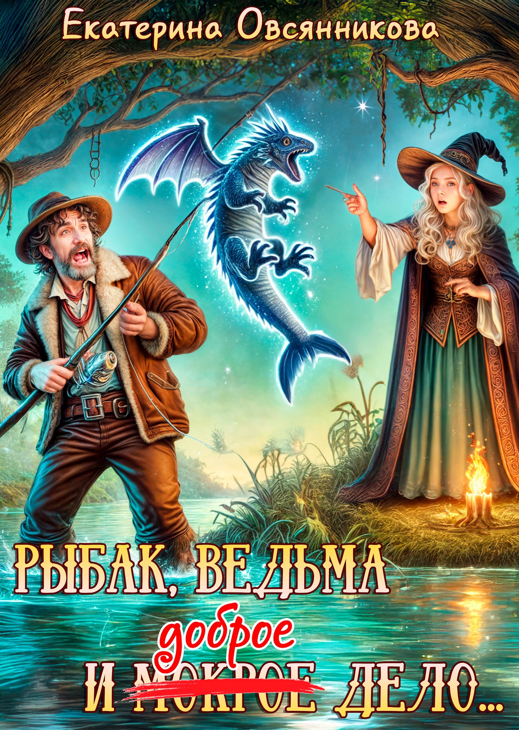 Обложка книги Рыбак, ведьма и доброе дело