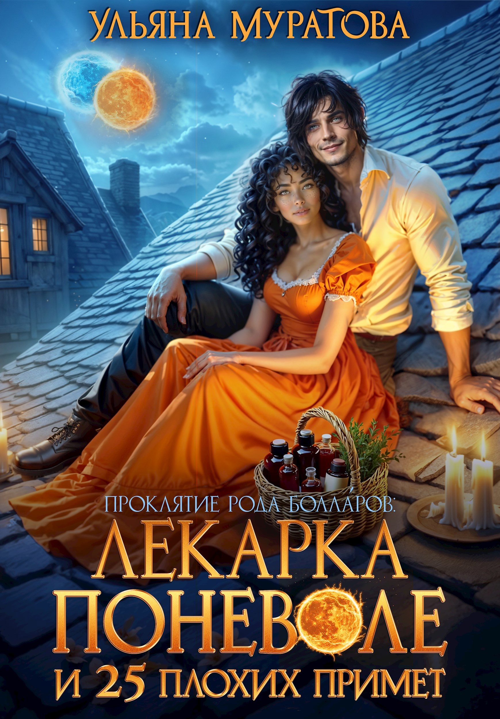 Обложка книги Лекарка поневоле и 25 плохих примет