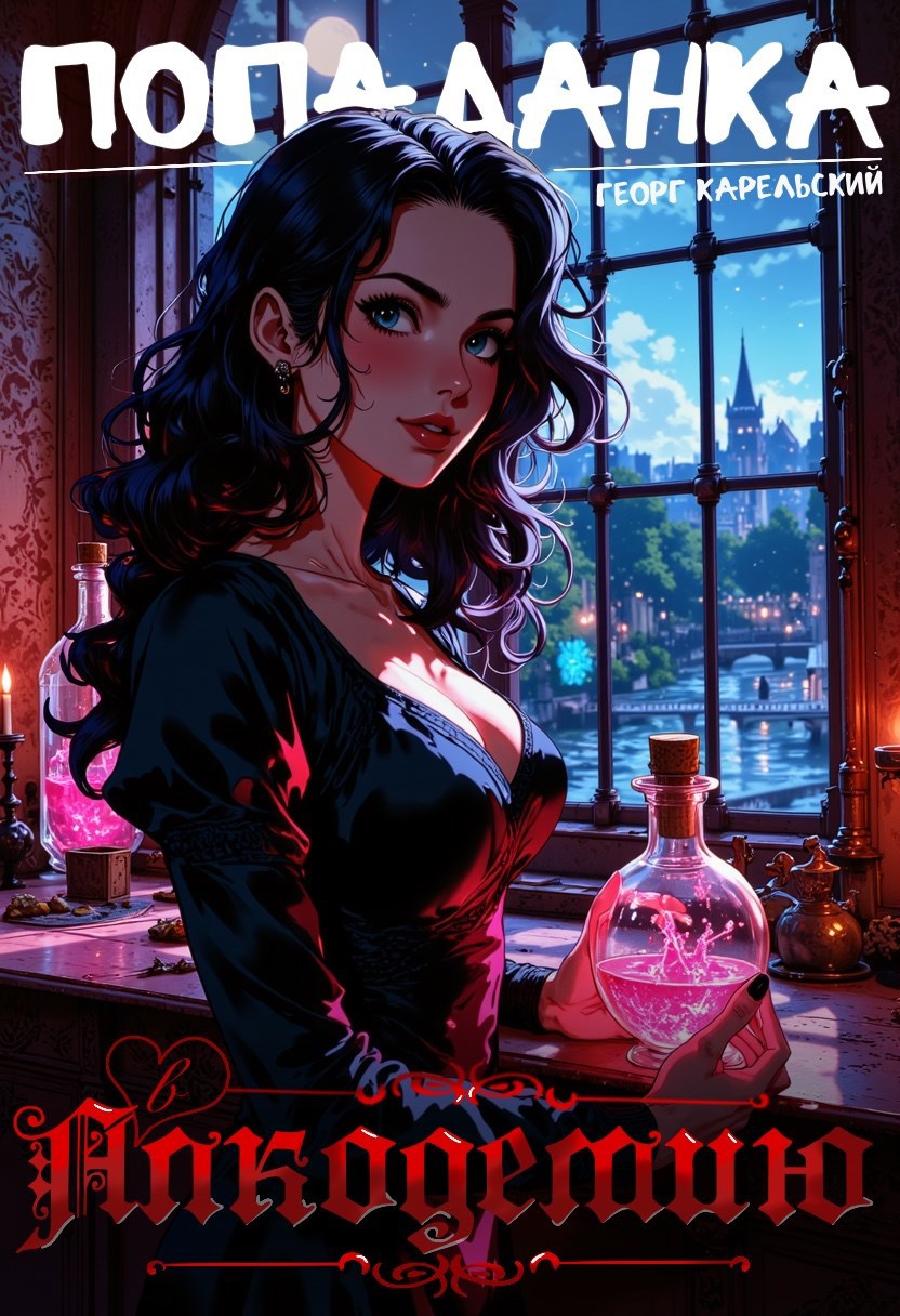 Обложка книги Попаданка в алкодемию
