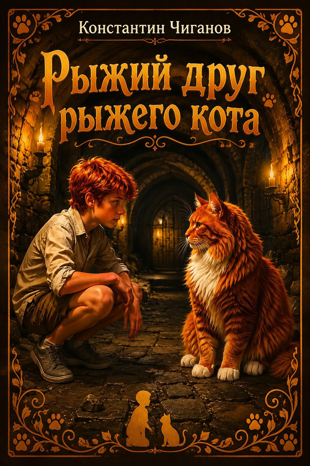 Обложка книги Рыжий друг рыжего кота