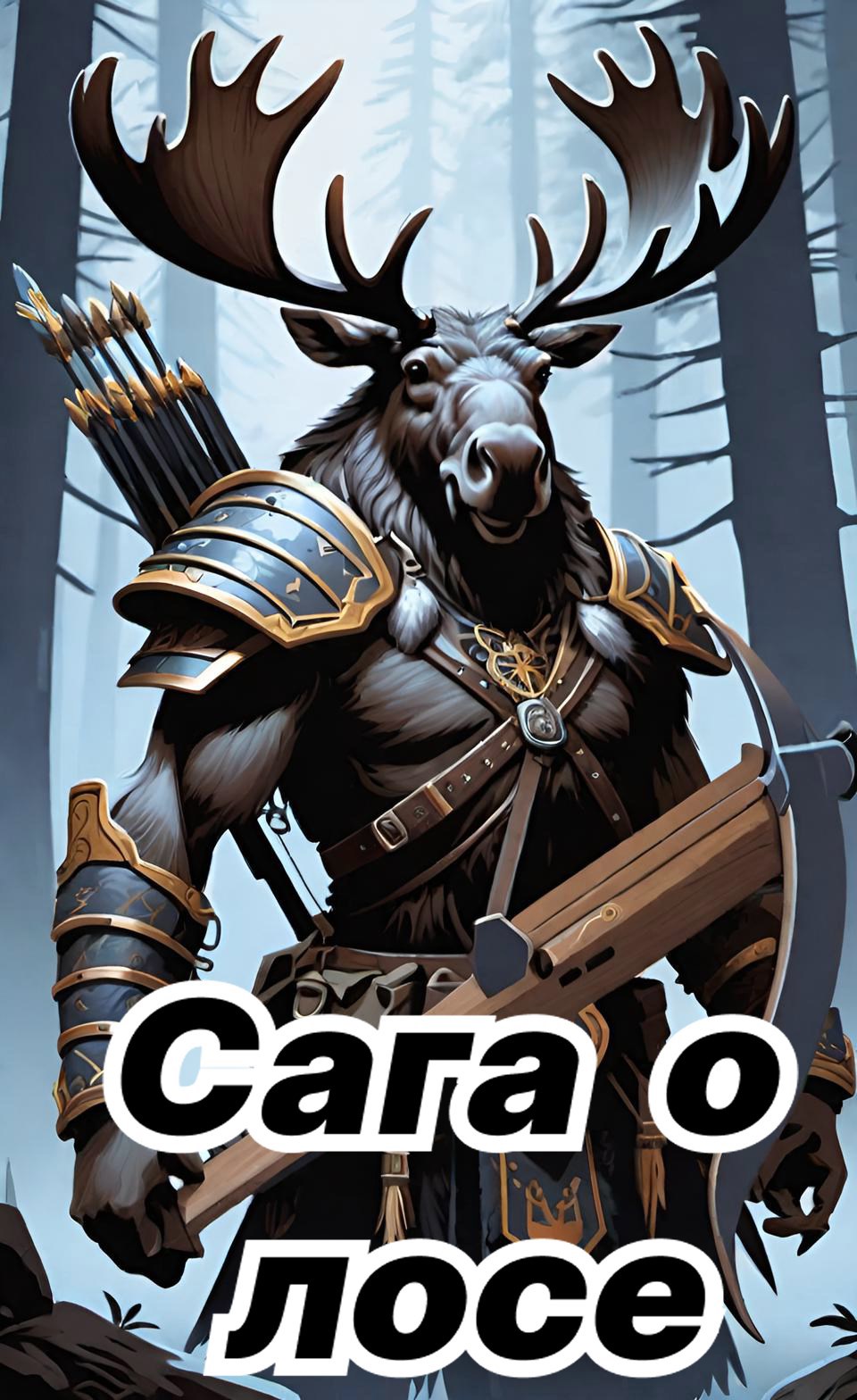 Обложка книги Сага о лосе
