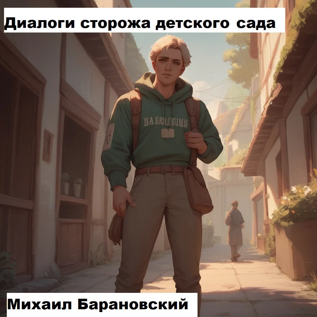 Обложка книги Диалоги сторожа детского сада