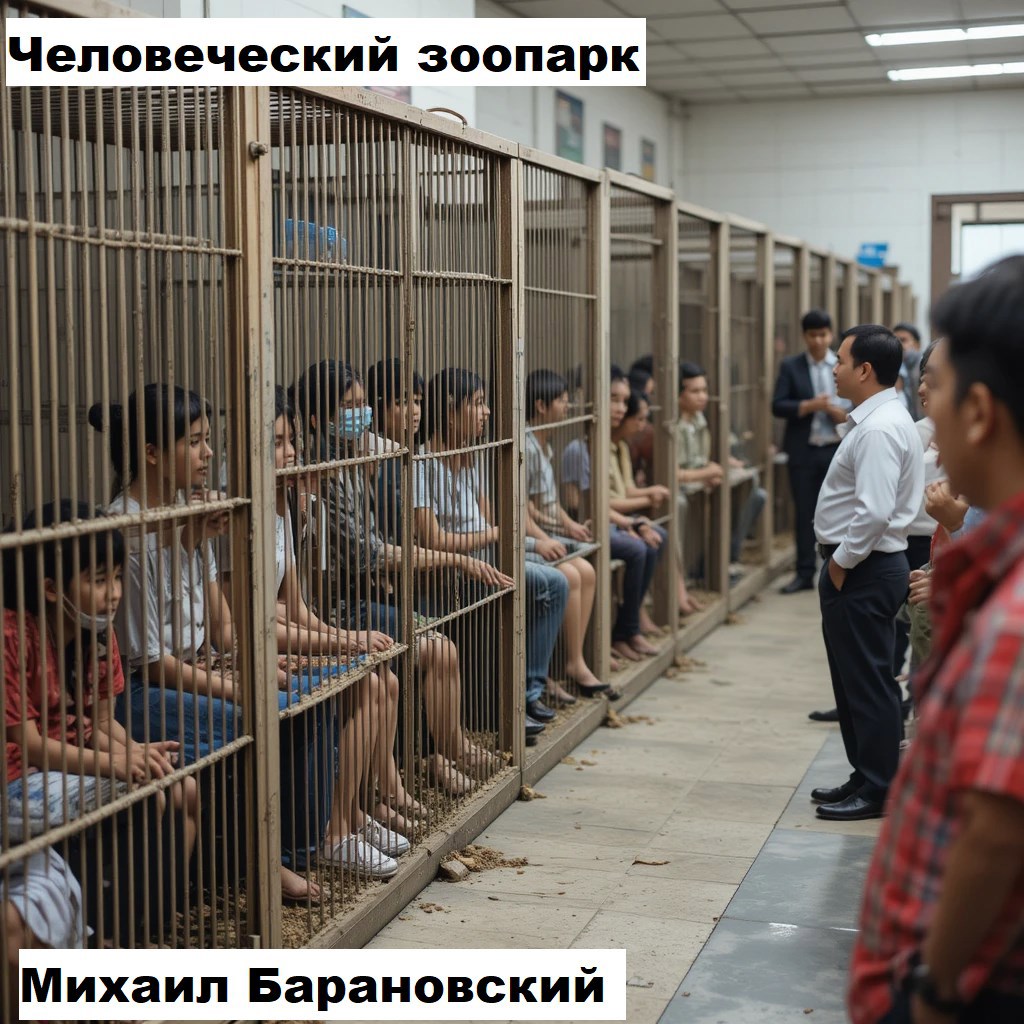 Обложка книги Человеческий зоопарк