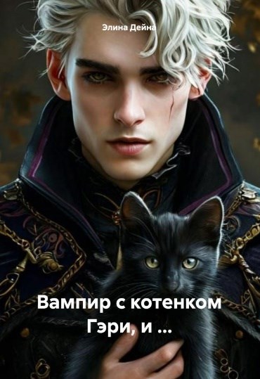 Обложка книги Вампир с котенком Гэри, и ...