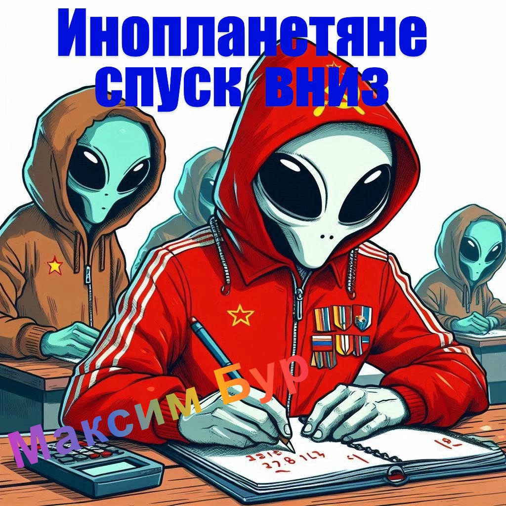 Обложка книги Инопланетяне спуск вниз