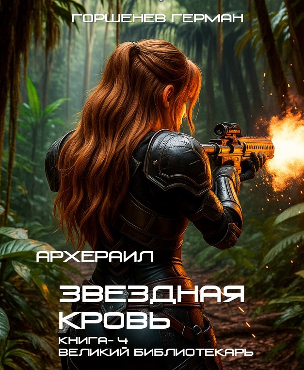 Обложка книги Архераил Звёздная Кровь Книга-4. Великий библиотекарь
