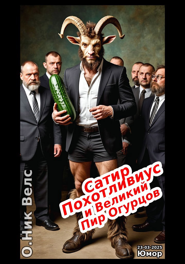 Обложка книги Сатир Похотливиус и Великий Пир Огурцов