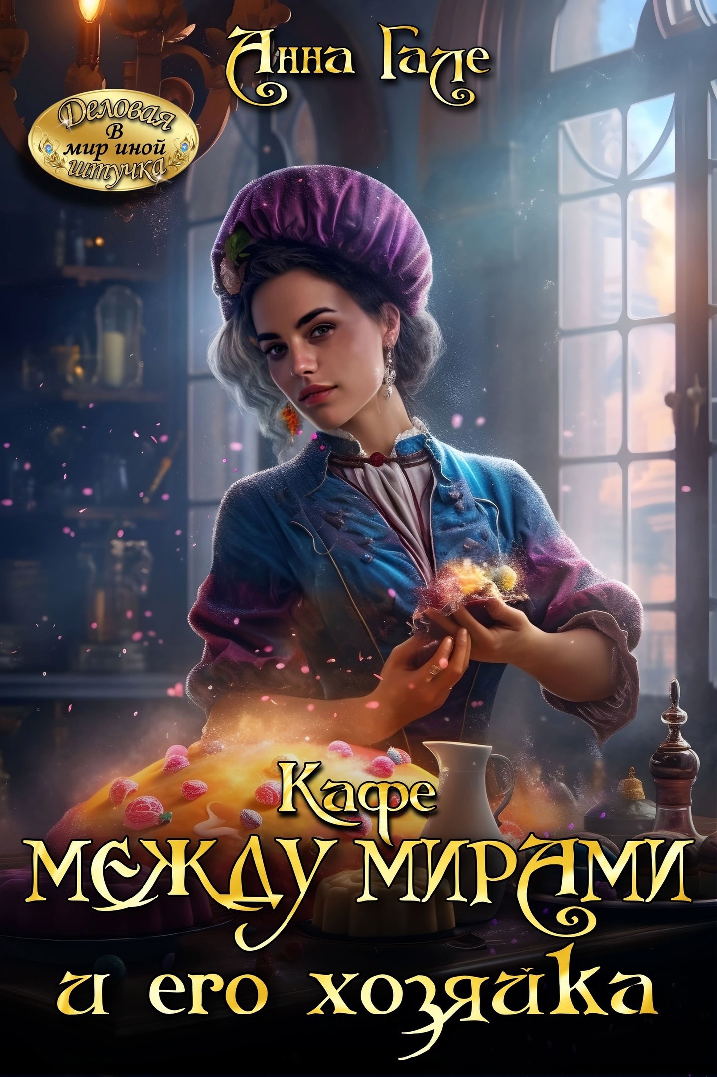 Обложка книги Кафе между мирами и его хозяйка