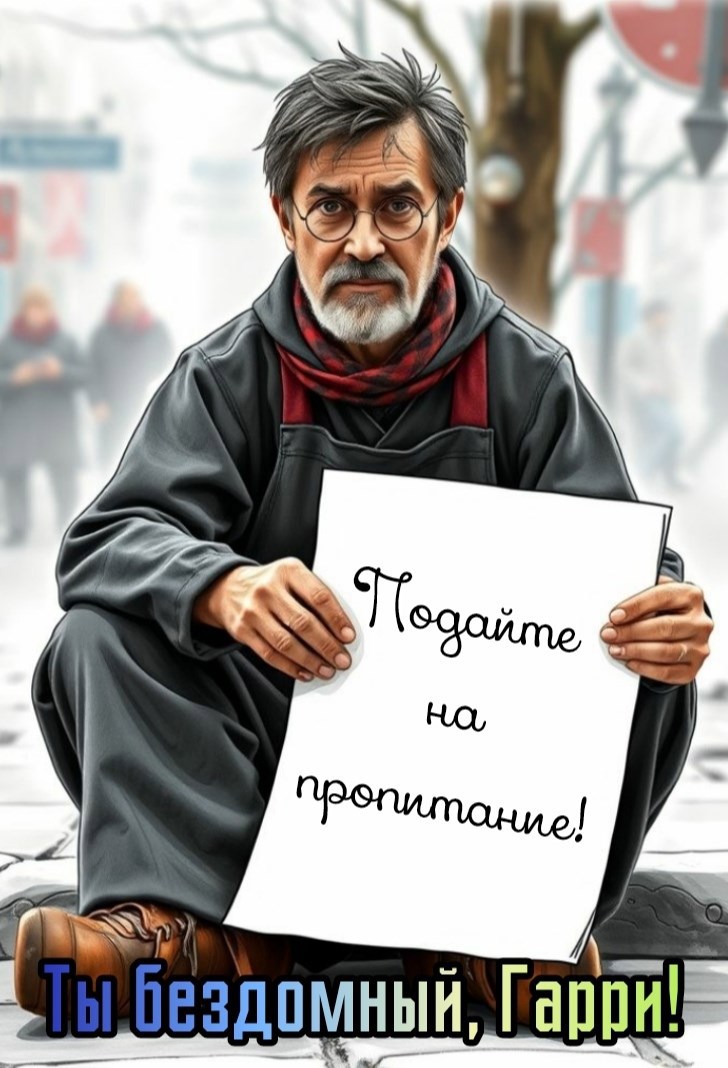 Обложка книги Ты бездомный, Гарри!