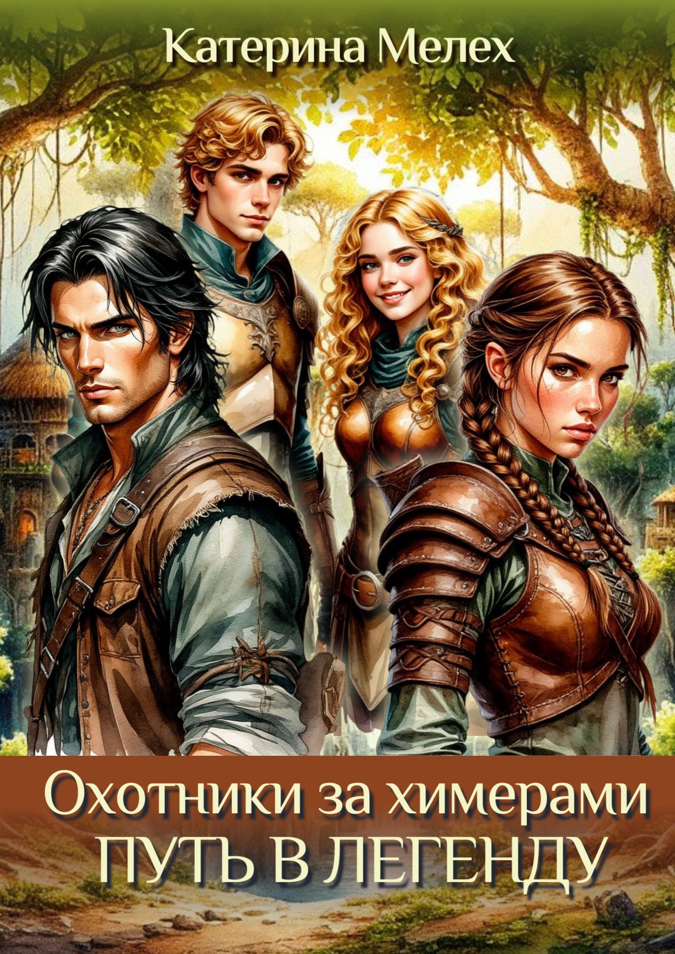 Обложка книги Охотники за химерами. Путь в легенду