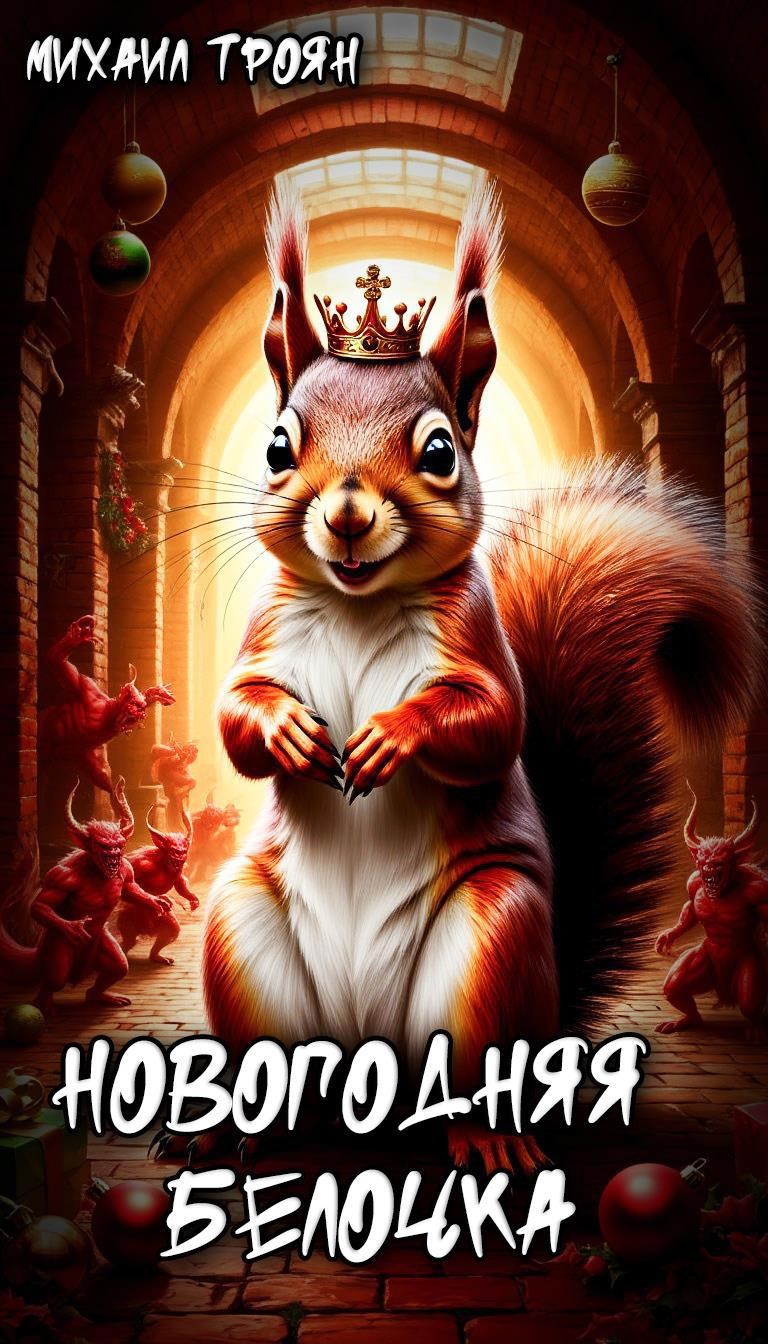 Обложка книги Новогодняя белочка