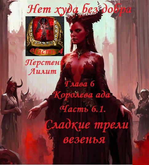 Обложка книги Нет худа без добра, ч.4, глва 6. Королева ада, часть 6.1. Сладкие трели везенья